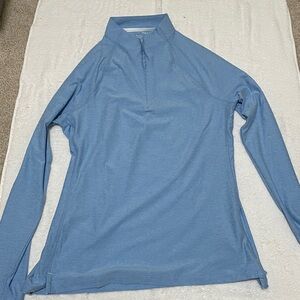 NWT Peter Millar 1/4Zip Women’s Blue Pullover Size Medium.
